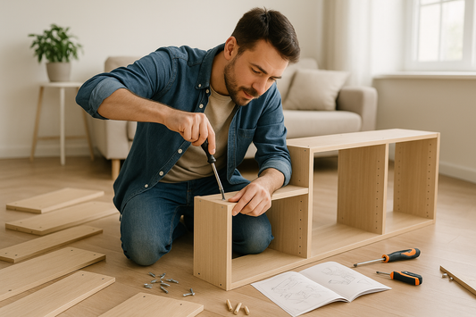 A man Furniture Assembly
